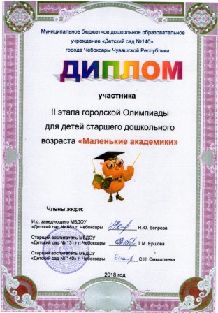 академики 2 тур сертификат